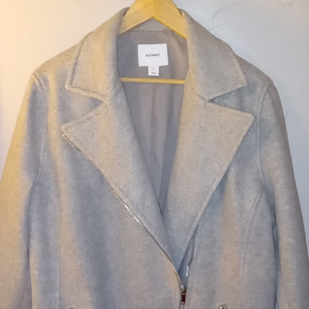 GREY OLD NAVY COAT XL
